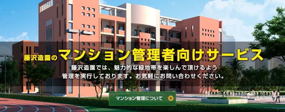 横浜の造園会社のマンション管理者向けサービス